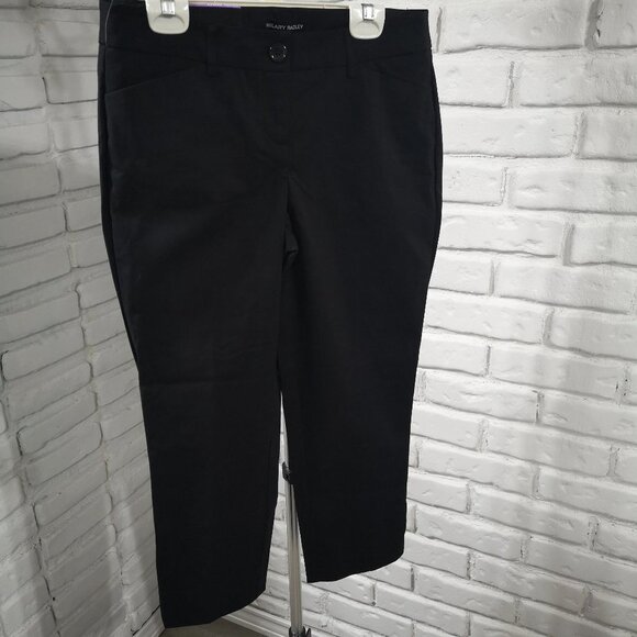 NWT Hilary Radley Ladies Black Slim Leg Size 4 Ankle Length Pants - Picture 1 of 10